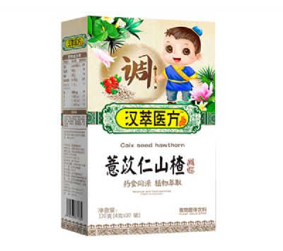 汉萃医方薏苡仁山楂120g盒装